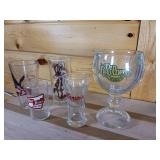 Lot of Assorted Beer Glasses