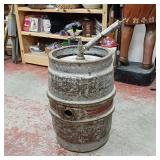 Large Vintage Keg  Geo Walter Brewing Co with Tap  Appleton Wisconsin