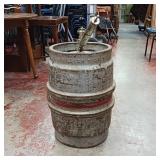 Large Vintage Keg  Geo Walter Brewing Co with Tap  Appleton Wisconsin