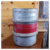Geo Walter Brewery 3 and 7 eighths gallon  Independent Original  Welded out with new name  Very interesting Vintage Keg, Rare Indeed!