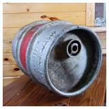 Geo Walter Brewery 3 and 7 eighths gallon  Independent Original  Welded out with new name  Very interesting Vintage Keg, Rare Indeed!