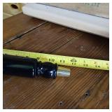 Point Classic Amber Wood painted black Beer Tap  Brass colored bottom fitting  11 ¾ inches tall