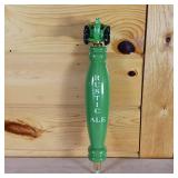 Green Tractor Rustic Ale Beer Tap Hand  John Deere Green Color, large about 12 ½ inches tall