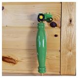 Green Tractor Rustic Ale Beer Tap Hand  John Deere Green Color, large about 12 ½ inches tall