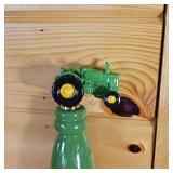 Green Tractor Rustic Ale Beer Tap Hand  John Deere Green Color, large about 12 ½ inches tall