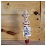 Nude Beach Summer Wheat Point Beer Tap  Nearly 13 inches (used)  Stevens Point Brewery  Point Man holding a beer!