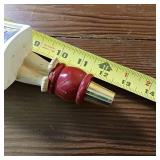 Nude Beach Summer Wheat Point Beer Tap  Nearly 13 inches (used)  Stevens Point Brewery  Point Man holding a beer!