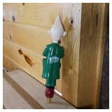 Point Beer tap handle  Einbock Maibock Style  11 inches tall in like new condition and point man is holding a beer  Handcrafted