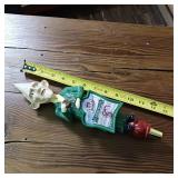 Point Beer tap handle  Einbock Maibock Style  11 inches tall in like new condition and point man is holding a beer  Handcrafted