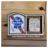 Enjoy the Real Taste of Beer Today  - Unused Calendar from 1984 Seasons Greetings  Vintage Pabst Blue Ribbon Beer