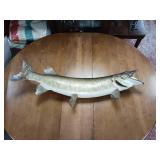 Trophy Sized Northern Fish Mount for Bar Display and Conversation Starter -