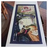 Point Cloth Fabric Wall Hanging Banner  Like New  St. Benedict