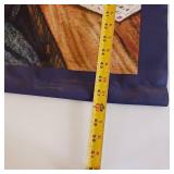 Point Cloth Fabric Wall Hanging Banner  Like New  St. Benedict