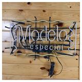 Modelo Especial Neon Light (break in one of glass tubes, light needs repair to work properly).  Electronic ballast works.
