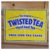 Twisted Tea Tin Sign  Hard Ice Tea Original