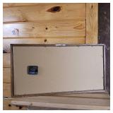 Seagrams 7 and Coke Mirrored Advertising Sign  Clock numbers are wearing away