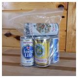 Ye Olde Empty Classy Cans from Merry old England and Scotland Brew