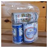 Ye Olde Empty Classy Cans from Merry old England and Scotland Brew