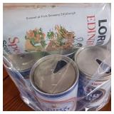 Ye Olde Empty Classy Cans from Merry old England and Scotland Brew