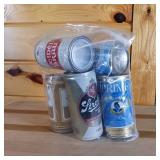 Vintage Lot of Cans :: St. Pauli Girl : Primo : Hi Brau :: Pfieffer + Heidle Brau