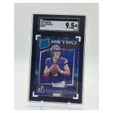 2024 Panini Donruss - Rated Rookie Retro J.J. McCarthy #2 (RC) SGC Graded 9.5 Mint