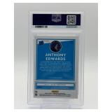 2020 Donruss Optic Purple Parallel Anthony Edwards Rookie Card PSA Graded 9, Minnesota TimberWolves