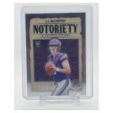 2024 Panini Mosaic - Notoriety J.J. McCarthy Rookie Card Minnesota Vikings