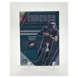 2020 Panini Donruss Optic - Donruss Threads Carson Wentz Jersey Card