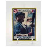 1991 Post Cereal Collector Series Kirby Puckett Card Minnesota Twins Legend and MLB Hall of Famer
