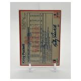 1990 Wonder Bread Stars - Kirby Puckett Rare Food Issued Card, Minnesota Twins MLB Hall of Famer