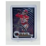 2020 Donruss Optic Pat Mahomes T-Minus Insert Card, Kansas City Chiefs NFL