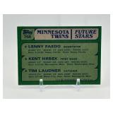 1982 Topps Kent Hrbek Lenny Faedo Tim Laudner #766 (Rookie Card)