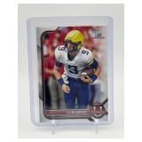 2022 Bowman U JJ McCarthy 1st Bowman Rookie Card (McCarthy’s Very First Card Printed by Bowman/Topps)