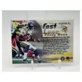 2000 Fleer Ultra Randy Moss “Fast Lane” Insert Card Vikings Legend and NFL Hall of Fame