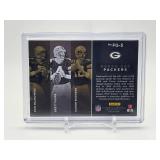 2016 Panini Franchise Gold “Black and Gold” Brett Favre, Aaron Rodgers, Don Majkowski Serial Numbered 7/199