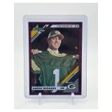 2019 Donruss Aaron Rodgers Draft Day Parallel #’d 316/500