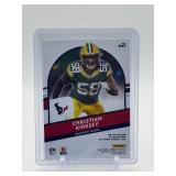 2021 Donruss Chrstian Kirksey Rookie Signature Card Orange/Red