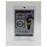 2019 Panini Contenders - Rookie Ticket Darrin Hall Autographed Rookie Card Serial #’d 19/49