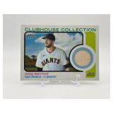 2022 Topps Heritage - Clubhouse Collection Relics Kris Bryant Game Used Bat Card