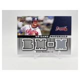 Upper Deck Brian McCann Game Used Jersey Card