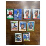Baseball Card Rookie Card Lot, 10-Cards all Rookies, Justin Upton, AJ Burnett, Roberto Alomar, Manny Ramirez, Gary Sheffield, Jim Abbot, Mark Grace