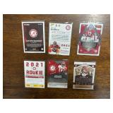 Jaylen Waddle Rookie Card Lot, Six Rookie Cards, All Different, Miami Dolphins