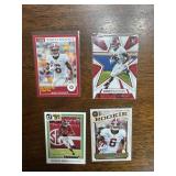 DeVonta Smith Rookie Card Lot, Four Different Rookie Cards, Philadelphia Eagles NFL