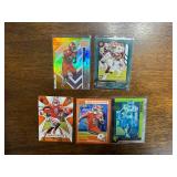 Travis Etienne Rookie Card Lot, Five Different Rookie Cards NFL