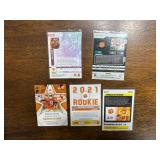 Travis Etienne Rookie Card Lot, Five Different Rookie Cards NFL