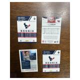 Case Keenum Rookie Card Lot, Four Rookie Cards, Former Minnesota Viking