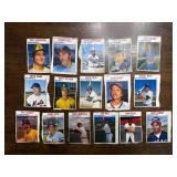 Vintage Hostess Baseball Card Lot, 16 Cards, Including MLB Hall of Famers