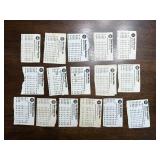 Vintage Hostess Baseball Card Lot, 16 Cards, Including MLB Hall of Famers