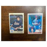 Frank Viola 2-card Rookie Card Lot, Fleer and Topps Versions Minnesota Twins Legend and MLB Hall of Famer