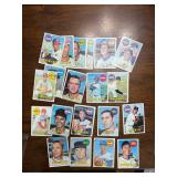 1969 Topps Baseball Card Lot, 20 Vintage Cards